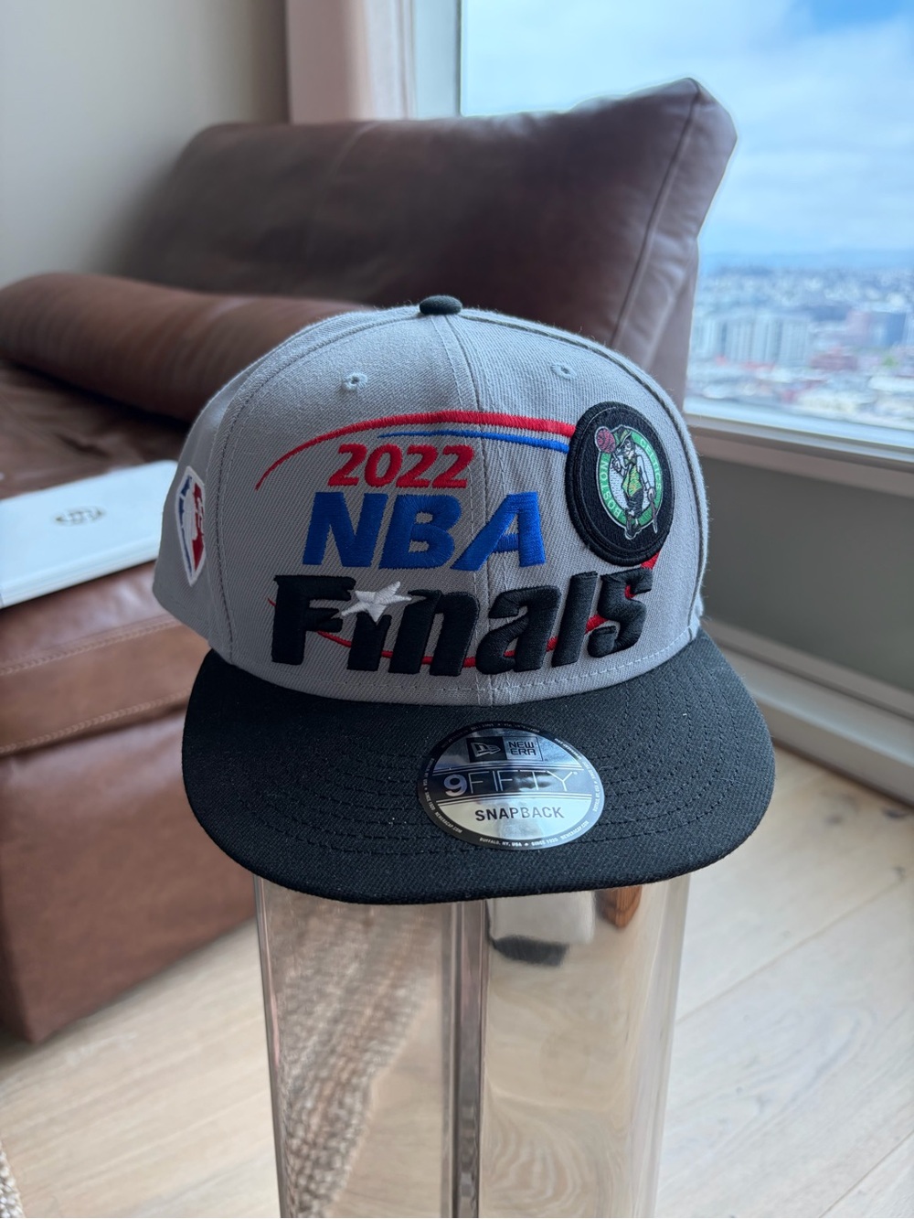 New Era Gray and Black 2022 NBA Finals Snapback Hat